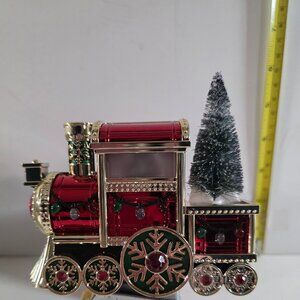 Bath & Body Works Christmas Train Projector Nightlight Plug-in Wallflower EUC!
